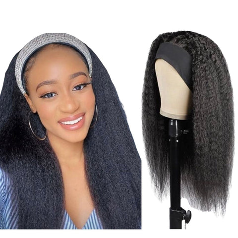 Kinky Straight Headband Wig
