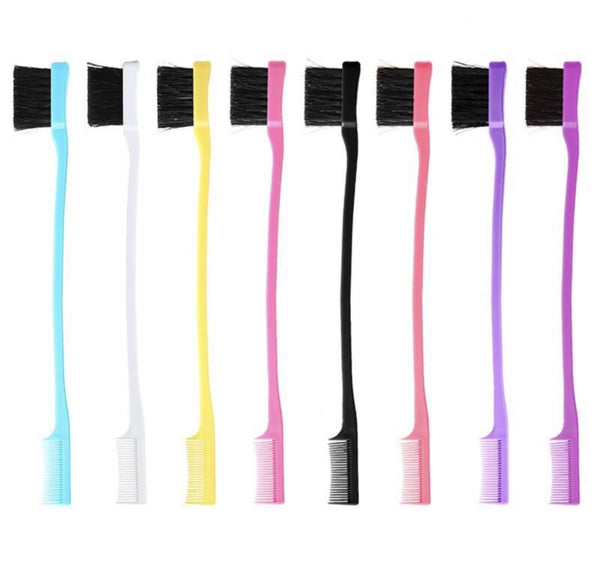 2 in 1 Double Sided Edge Control Brush - BLAKNA HAIR 