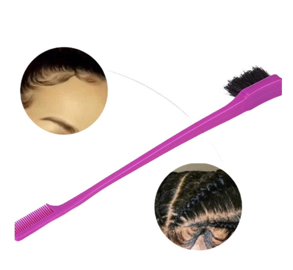 2 in 1 Double Sided Edge Control Brush - BLAKNA HAIR 