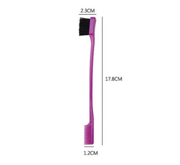 2 in 1 Double Sided Edge Control Brush - BLAKNA HAIR 